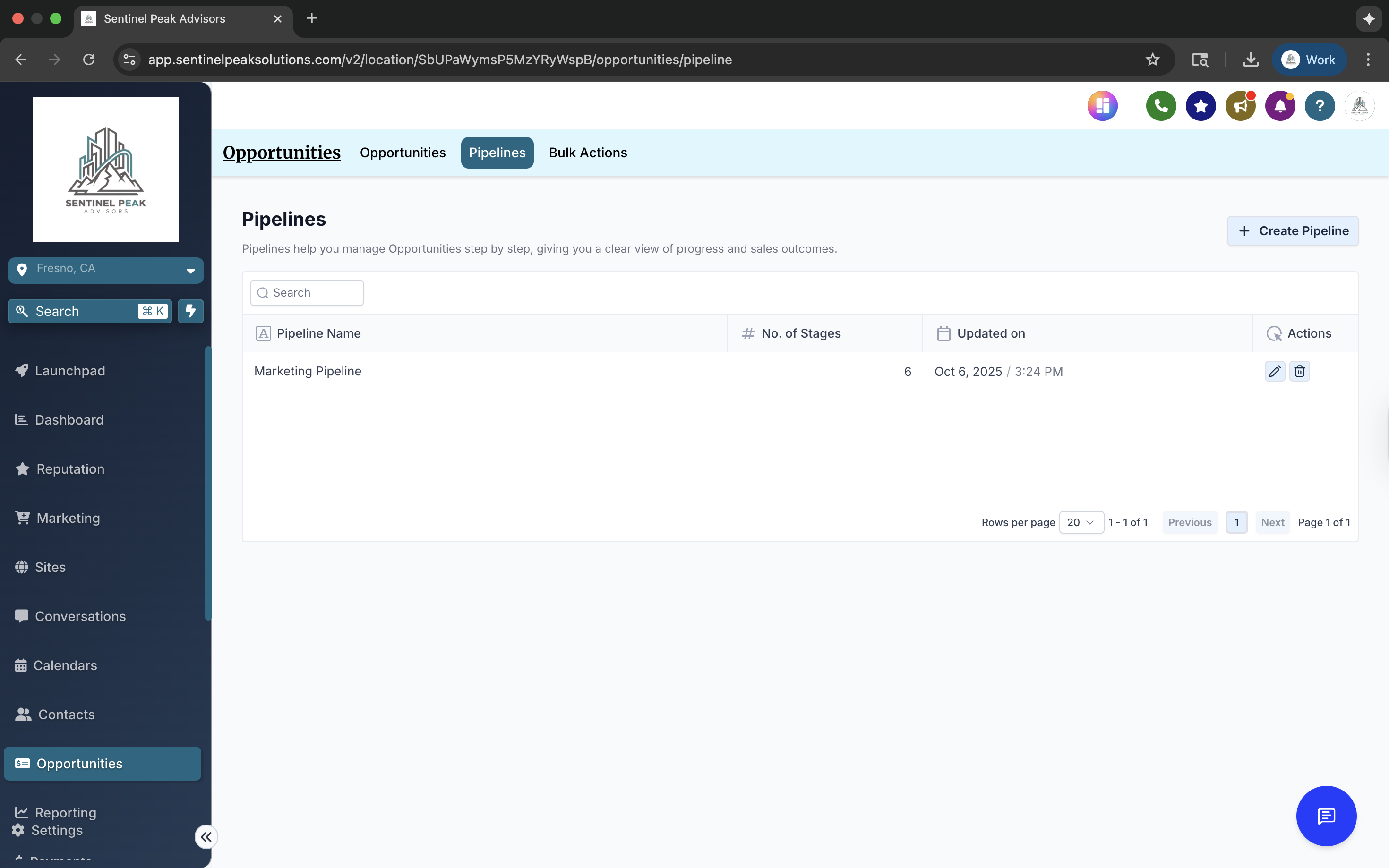 Pipeline Management System