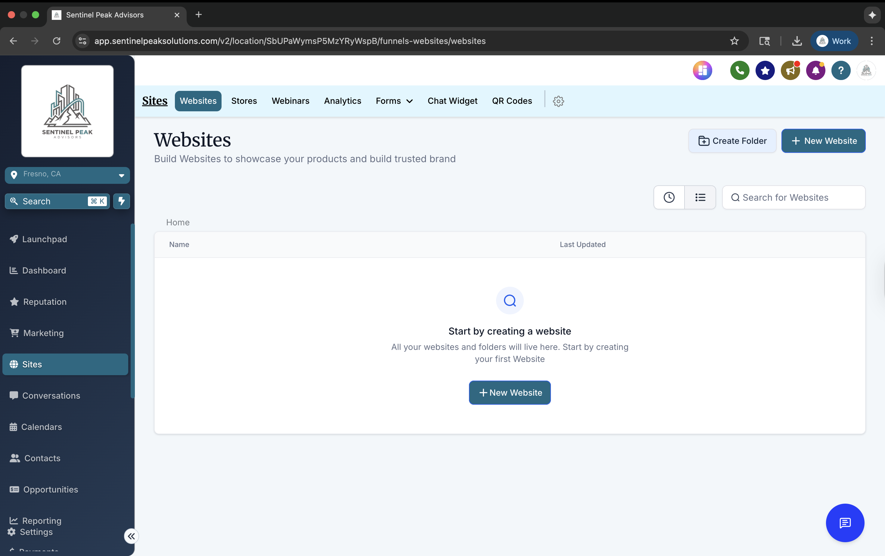 Website builder overview
